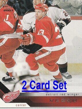 Kris Draper Hockey Card Collection